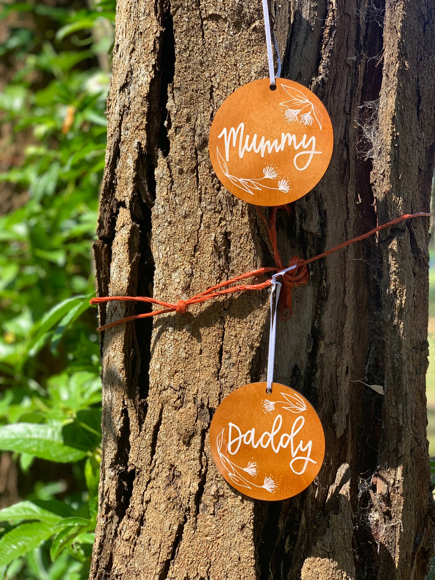 Wooden Christmas Baubles