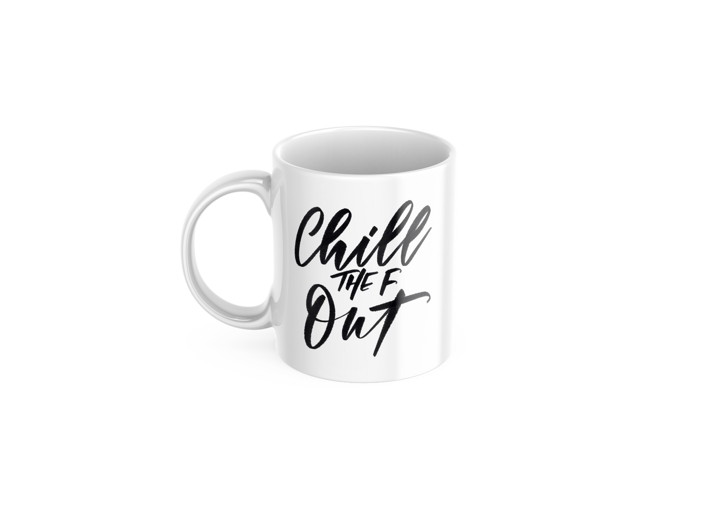 Chill the F Out Word Mug