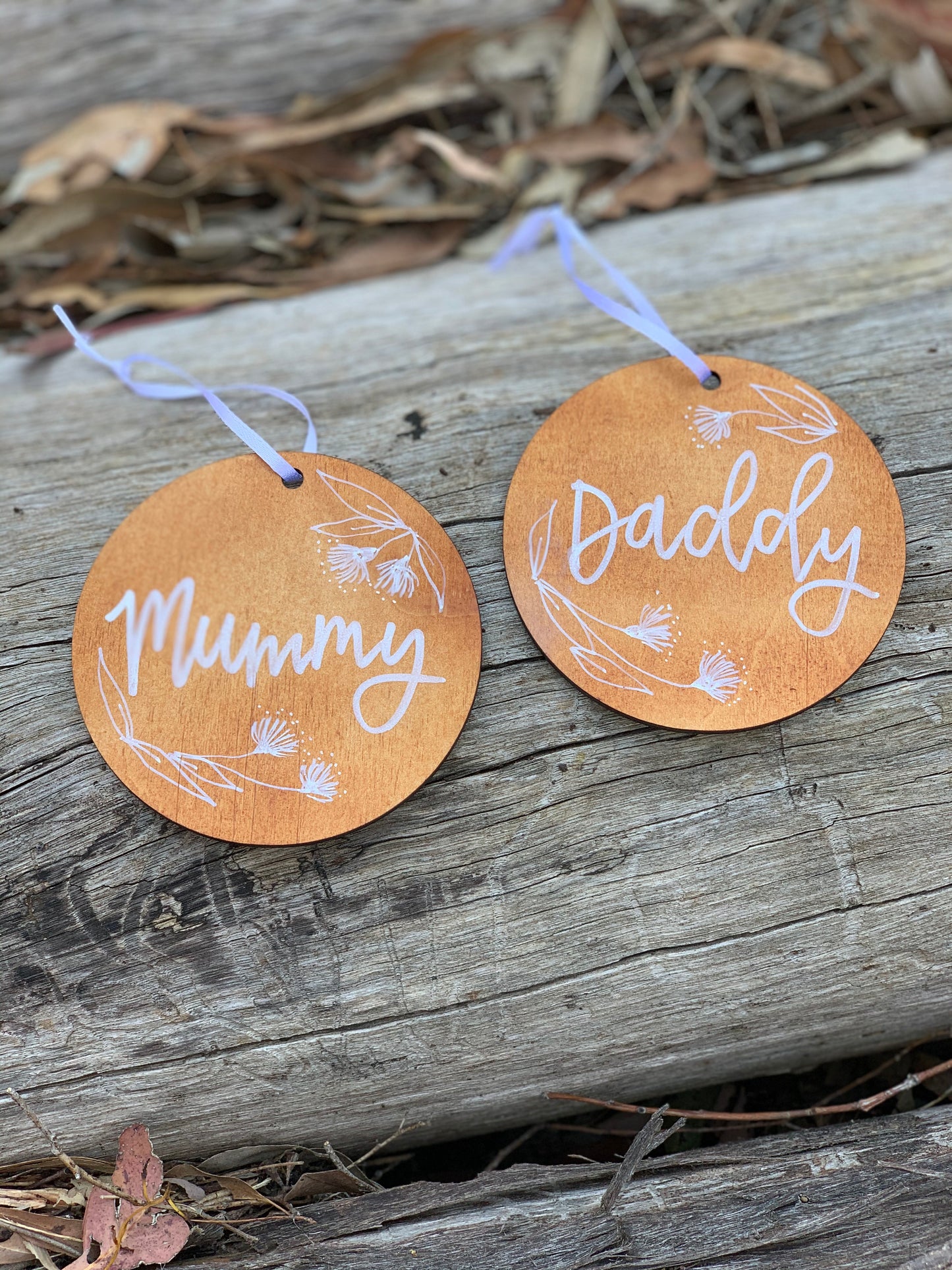 Wooden Christmas Baubles