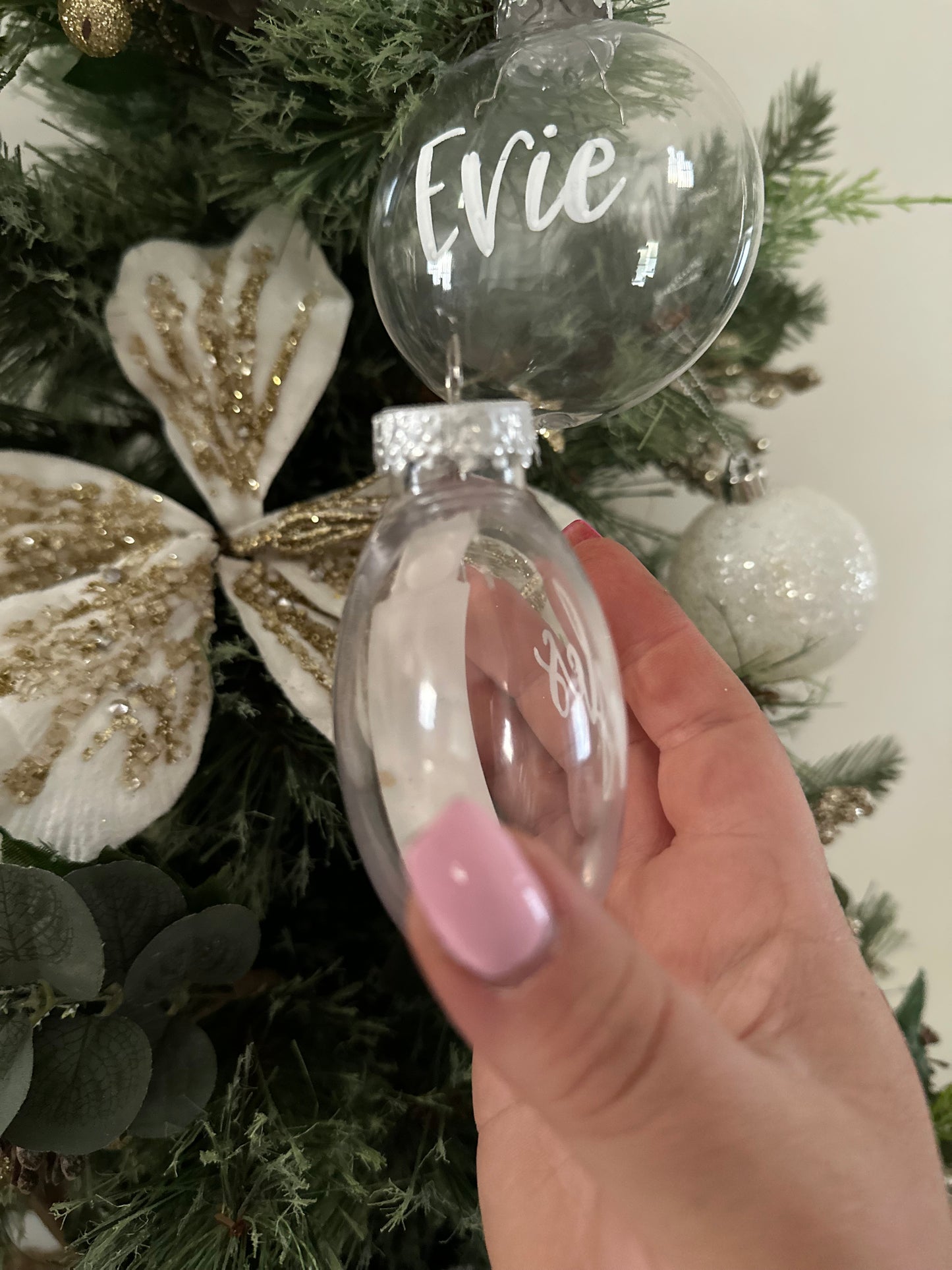 Fillable Christmas Baubles