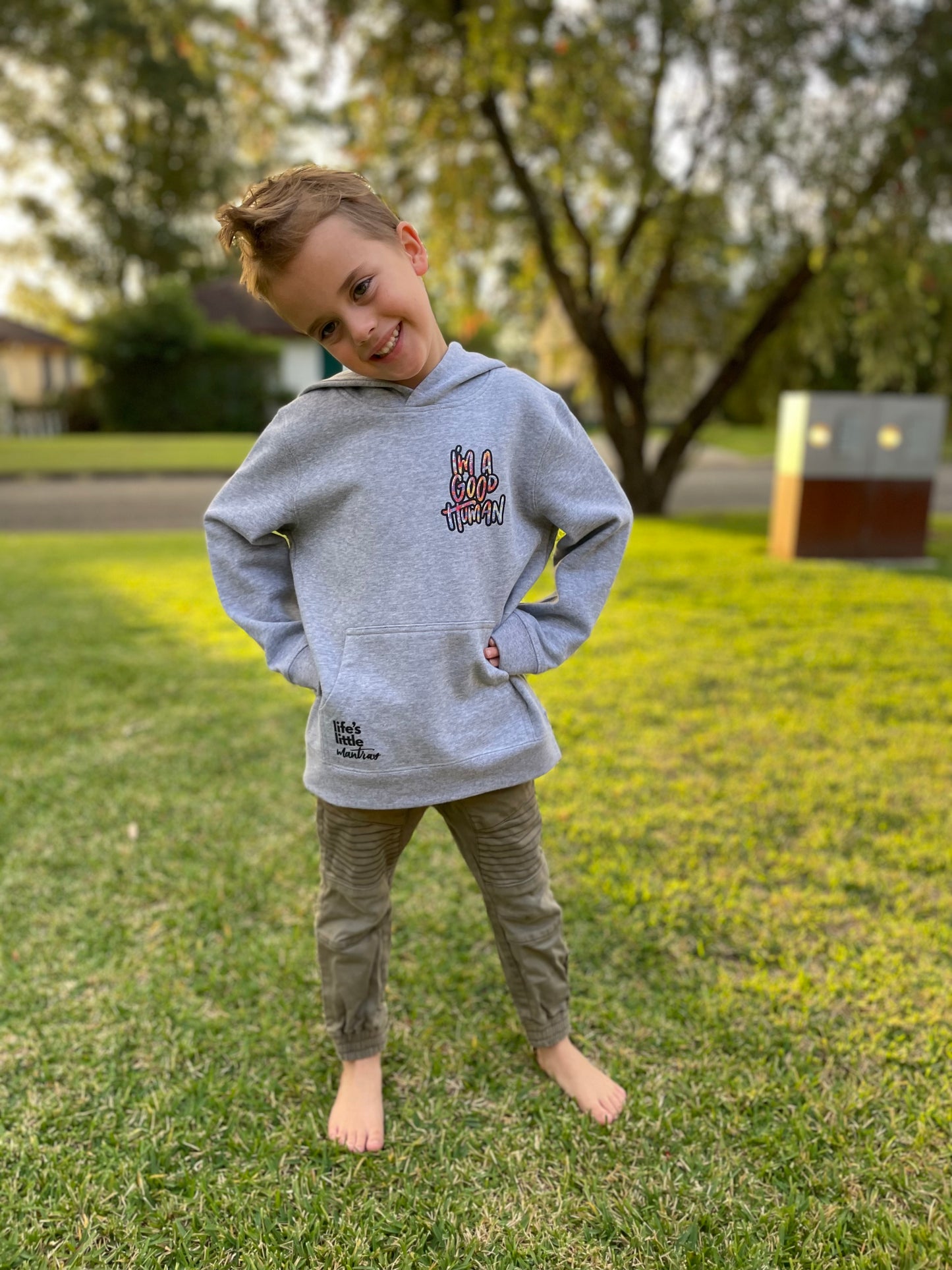 Good Human Kids Hoodie