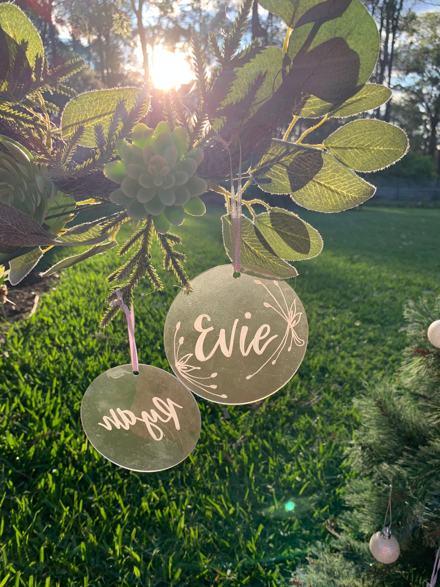 Acrylic Christmas Baubles