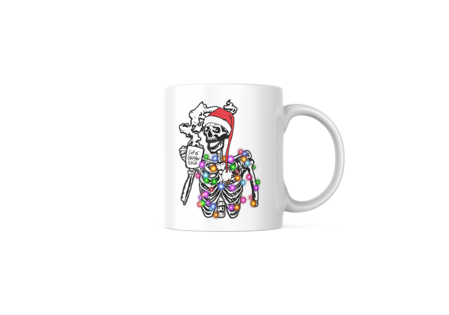 Skeleton Santa Mug