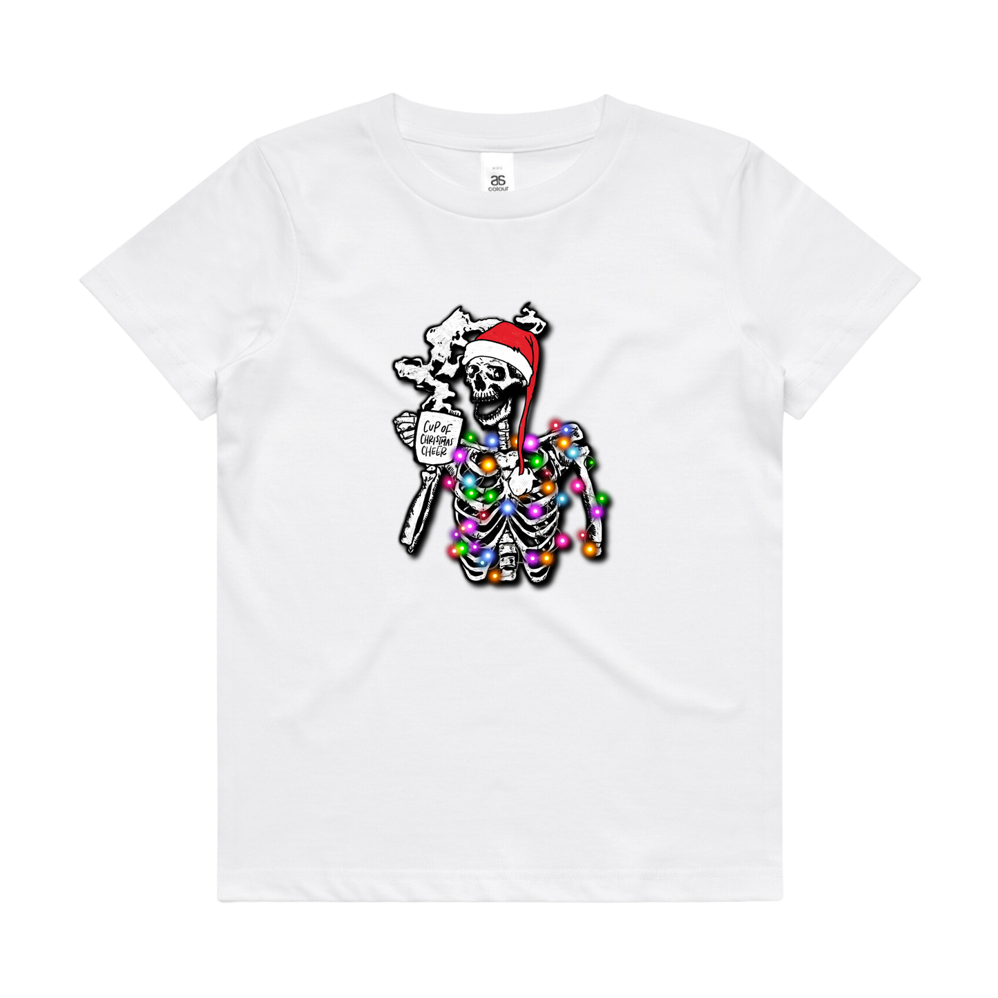 Skeleton Santa  Kids T-Shirt