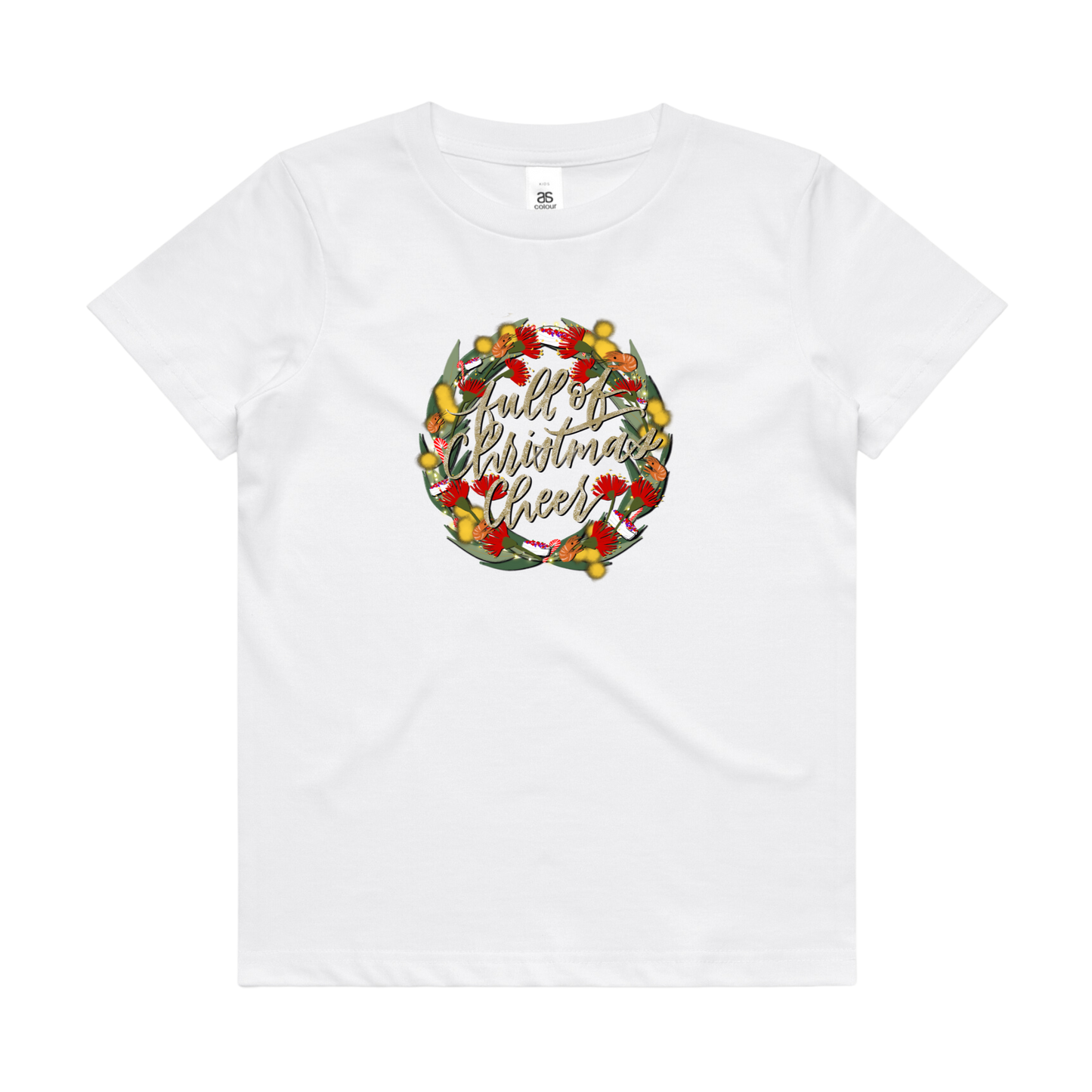 Full Of Christmas Cheer Kids T-Shirt